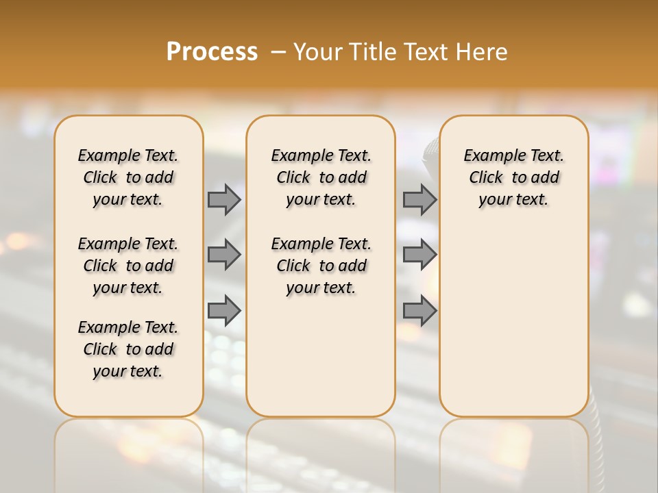 Equipment Monitors Electronic PowerPoint Template