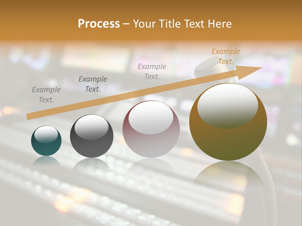 Equipment Monitors Electronic PowerPoint Template