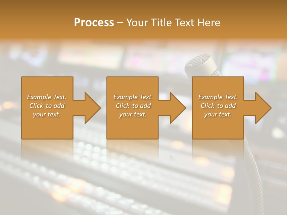 Equipment Monitors Electronic PowerPoint Template