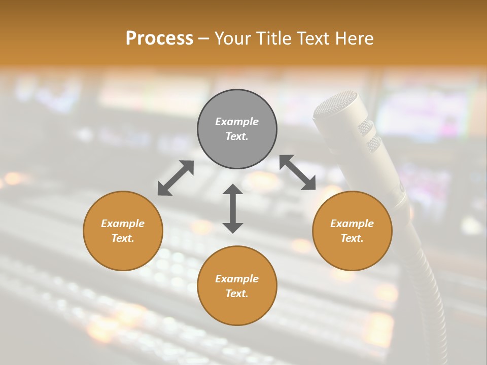Equipment Monitors Electronic PowerPoint Template