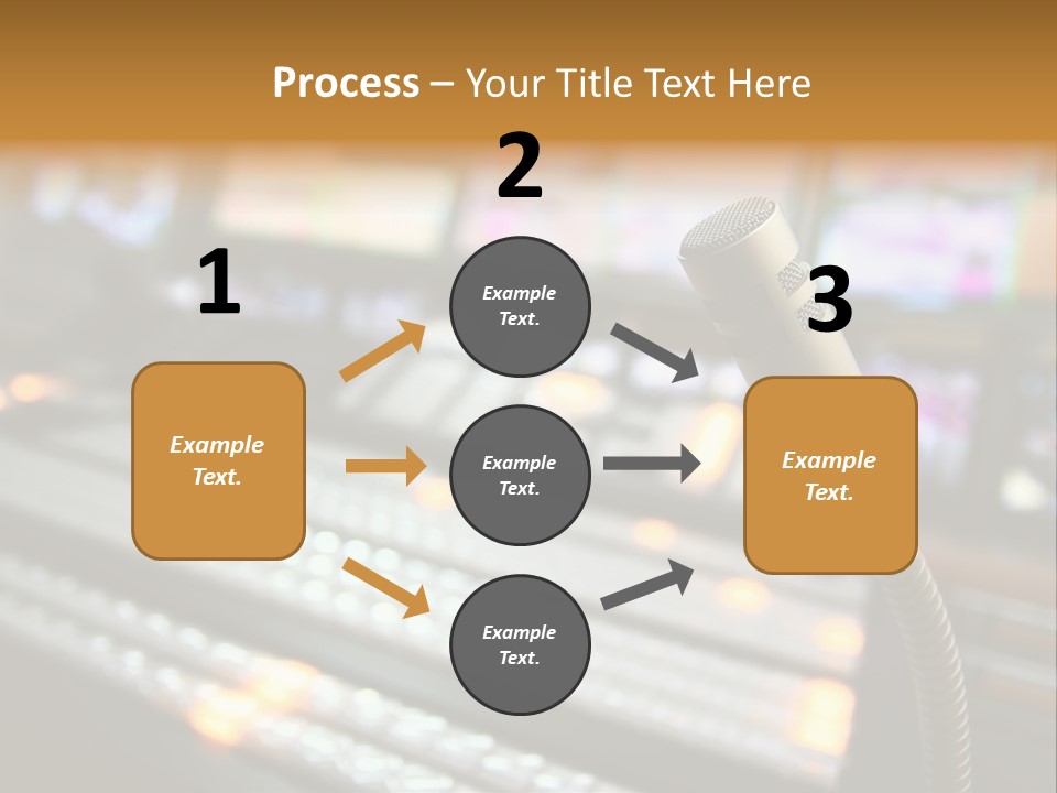 Equipment Monitors Electronic PowerPoint Template