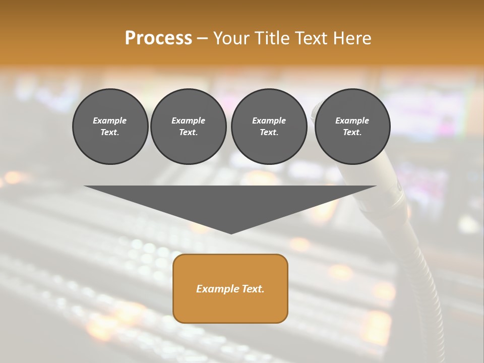 Equipment Monitors Electronic PowerPoint Template