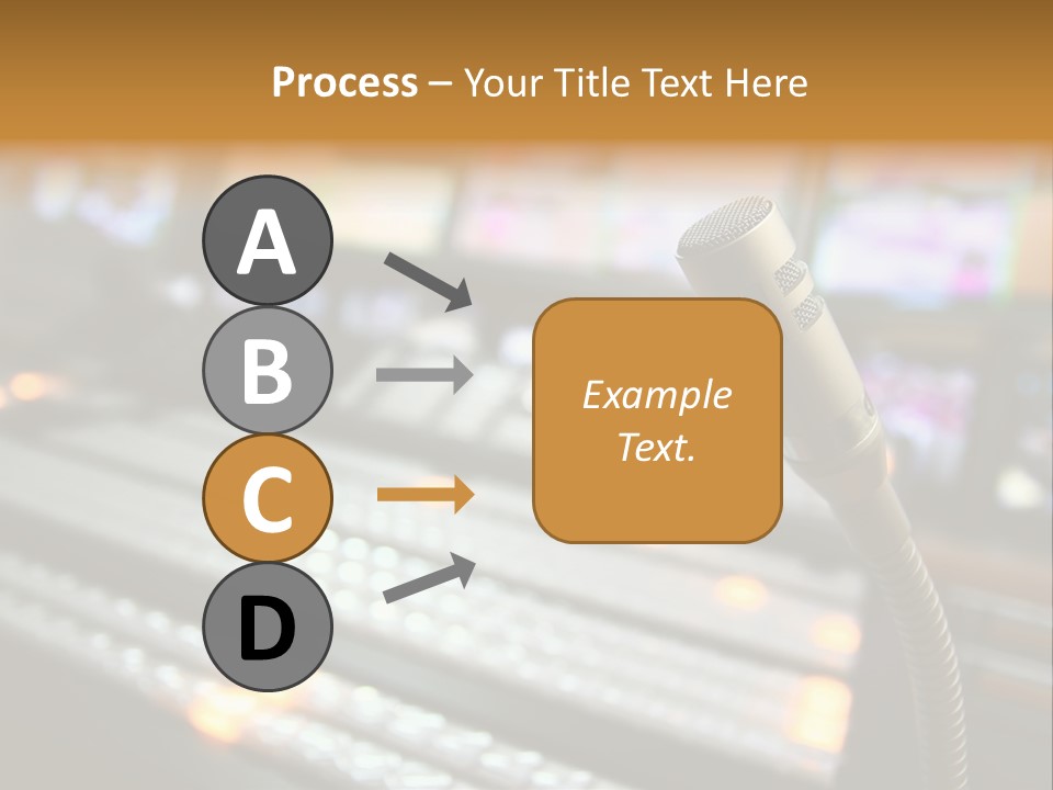 Equipment Monitors Electronic PowerPoint Template
