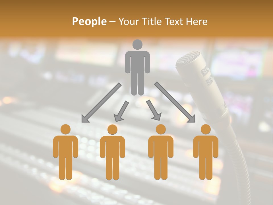 Equipment Monitors Electronic PowerPoint Template