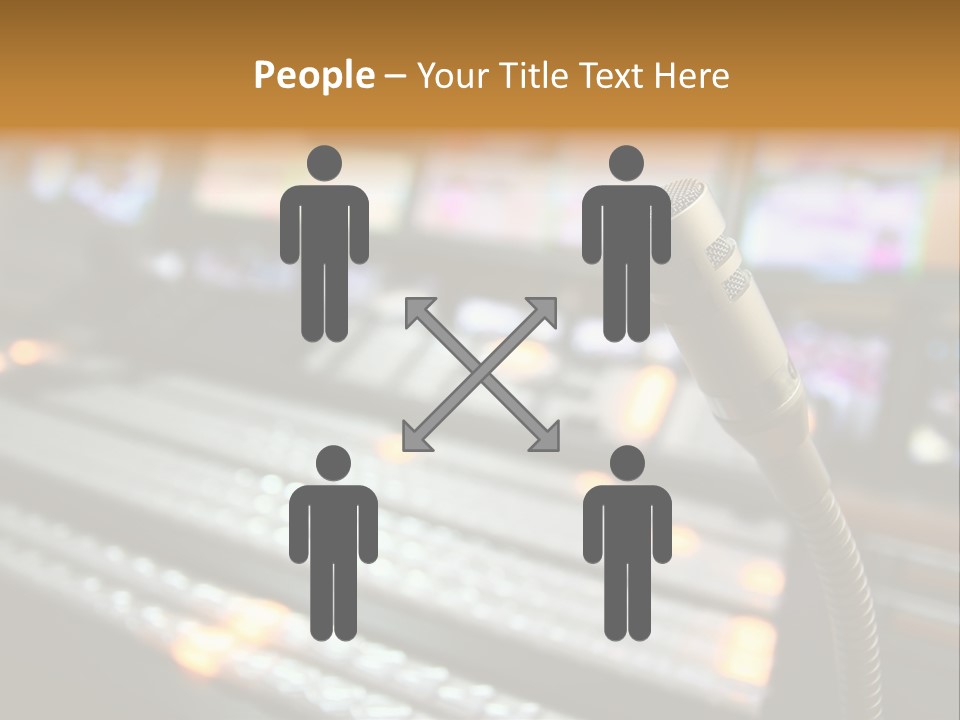 Equipment Monitors Electronic PowerPoint Template
