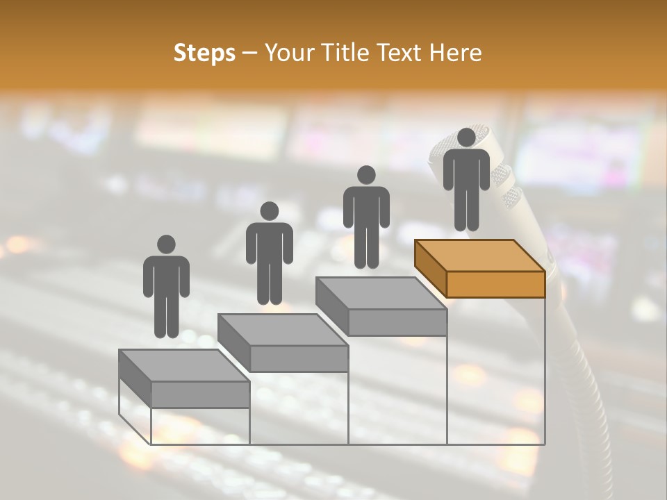 Equipment Monitors Electronic PowerPoint Template