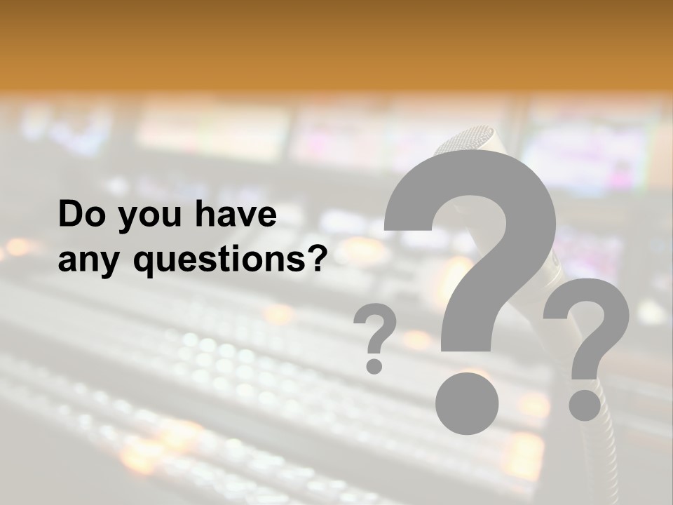 Equipment Monitors Electronic PowerPoint Template