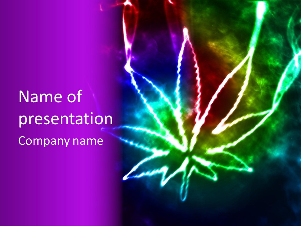 Criminal Medicine Legalize PowerPoint Template