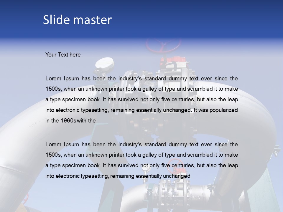 Chimney Pipe Waste PowerPoint Template