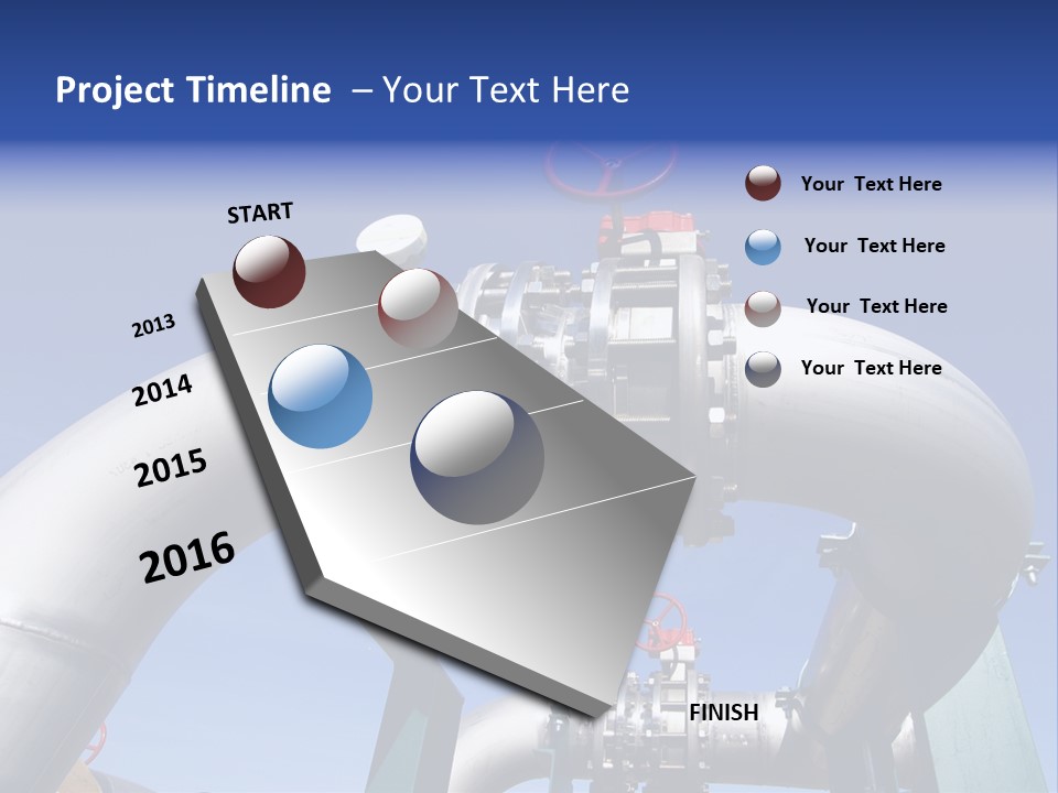 Chimney Pipe Waste PowerPoint Template