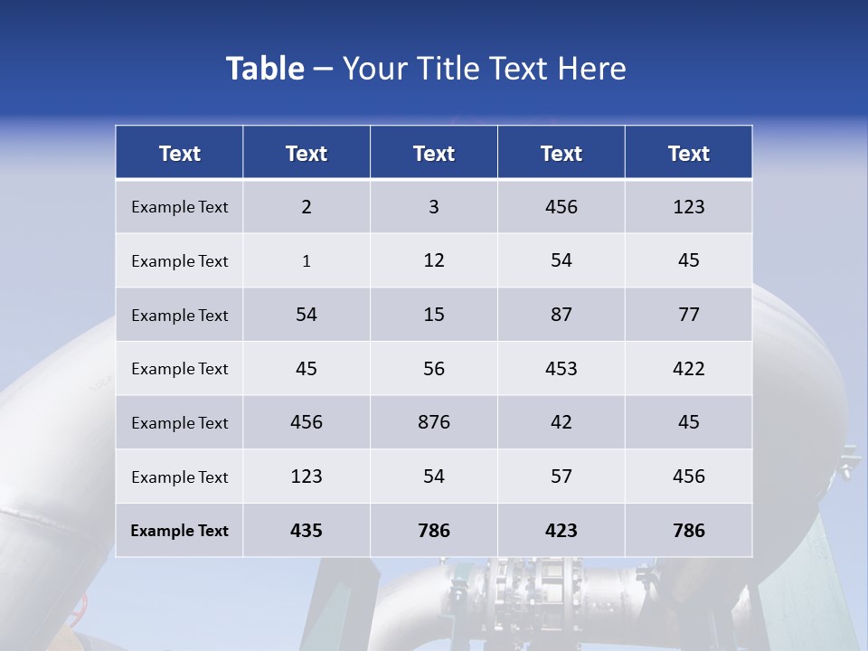 Chimney Pipe Waste PowerPoint Template