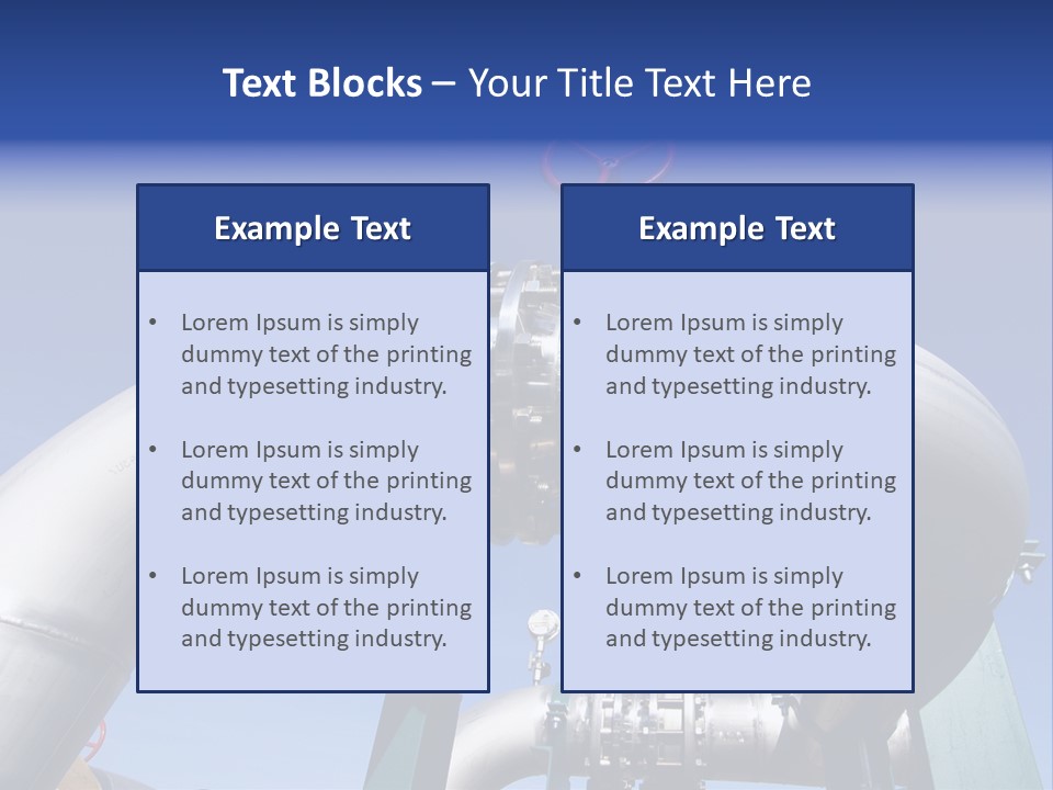 Chimney Pipe Waste PowerPoint Template
