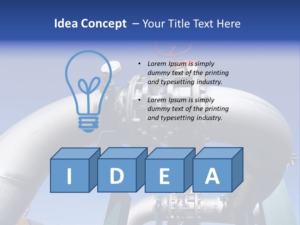 Chimney Pipe Waste PowerPoint Template
