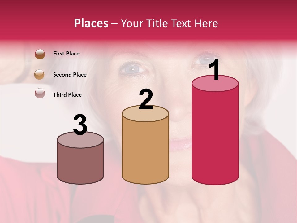 Person White Amiable PowerPoint Template