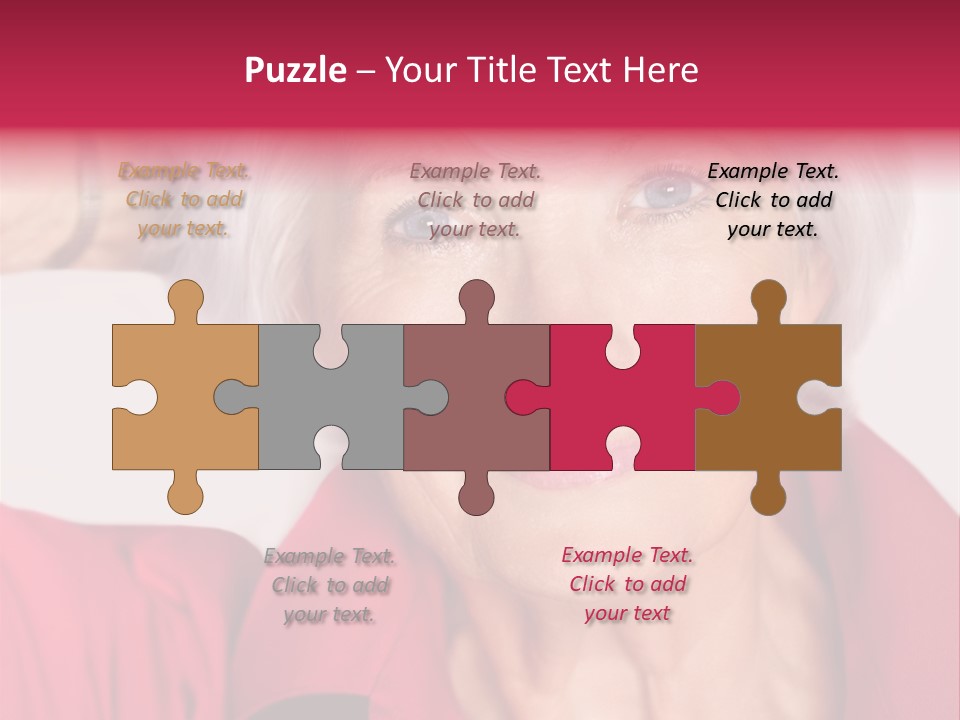 Person White Amiable PowerPoint Template