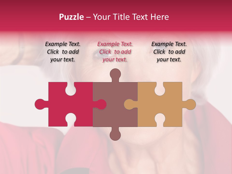 Person White Amiable PowerPoint Template