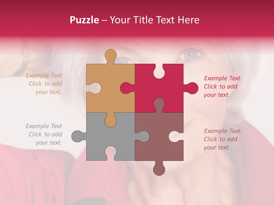 Person White Amiable PowerPoint Template