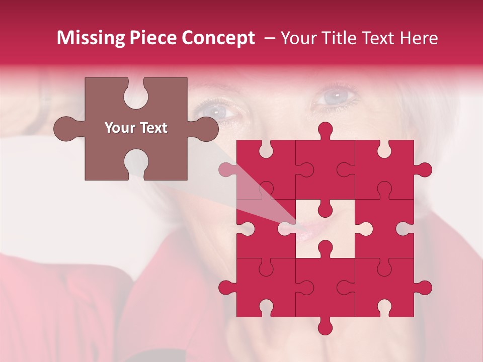 Person White Amiable PowerPoint Template