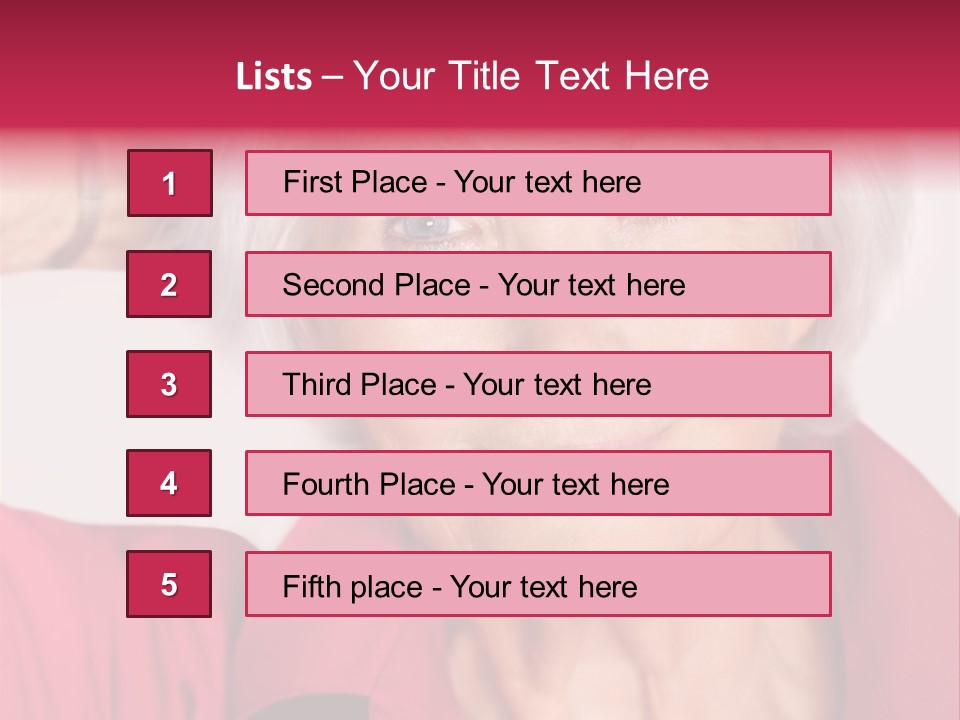 Person White Amiable PowerPoint Template