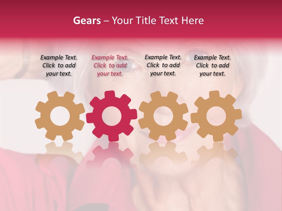 Person White Amiable PowerPoint Template