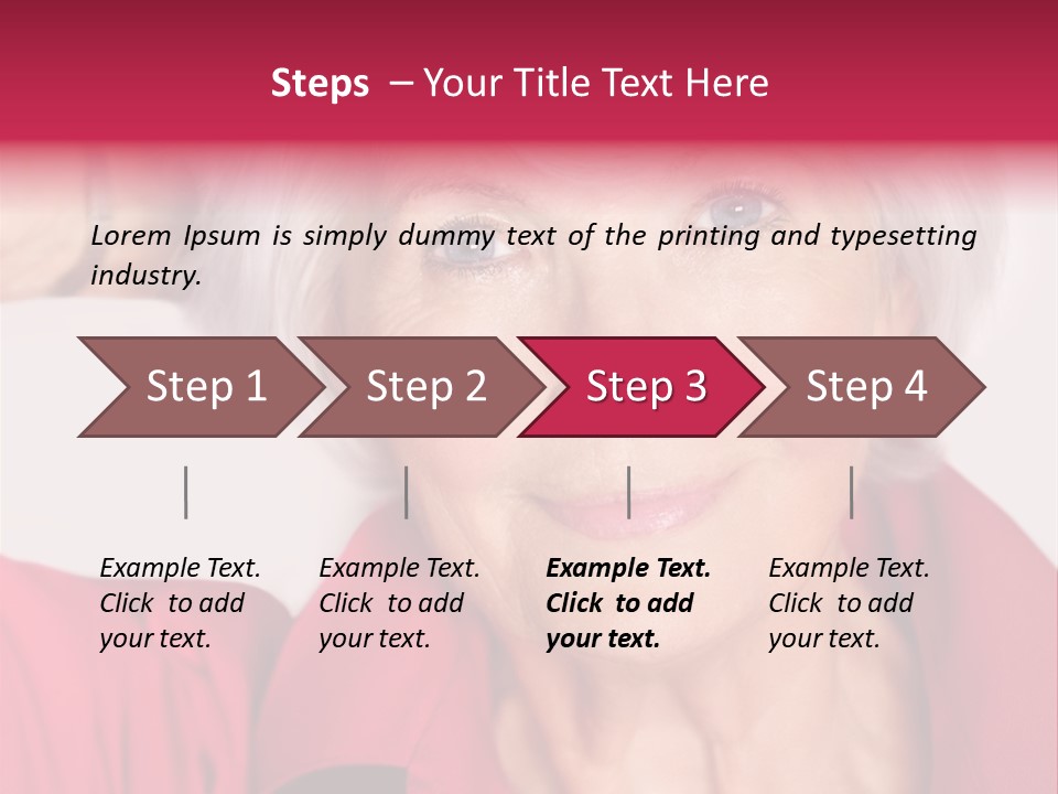 Person White Amiable PowerPoint Template