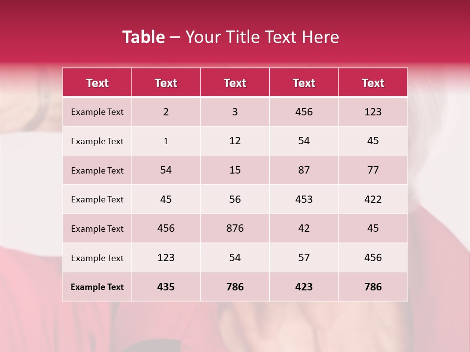 Person White Amiable PowerPoint Template