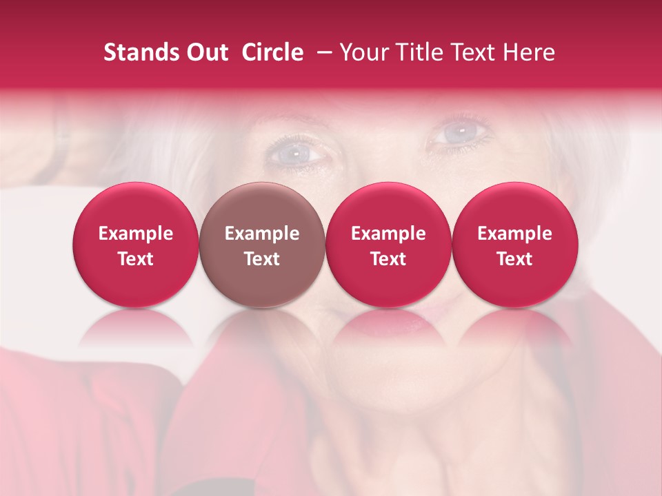 Person White Amiable PowerPoint Template
