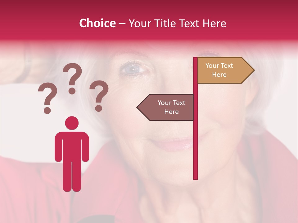 Person White Amiable PowerPoint Template