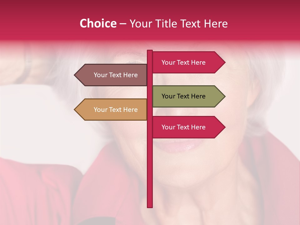 Person White Amiable PowerPoint Template