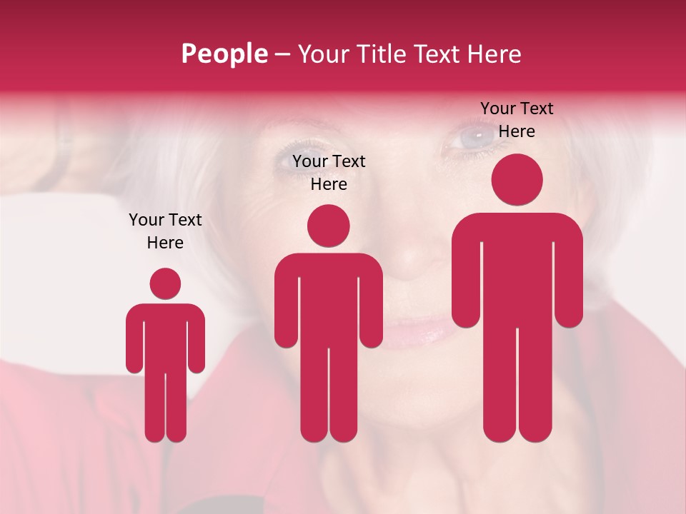 Person White Amiable PowerPoint Template