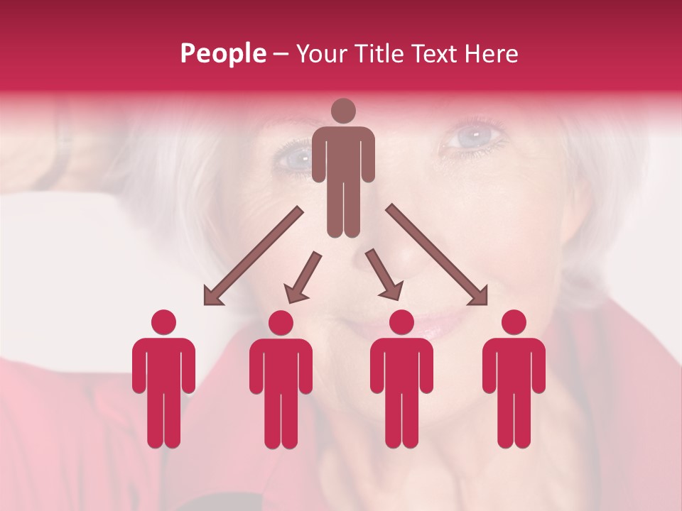 Person White Amiable PowerPoint Template
