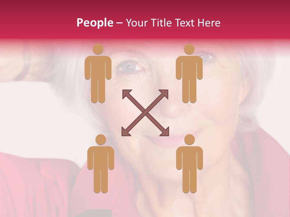 Person White Amiable PowerPoint Template