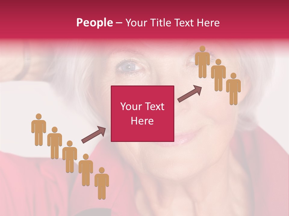 Person White Amiable PowerPoint Template