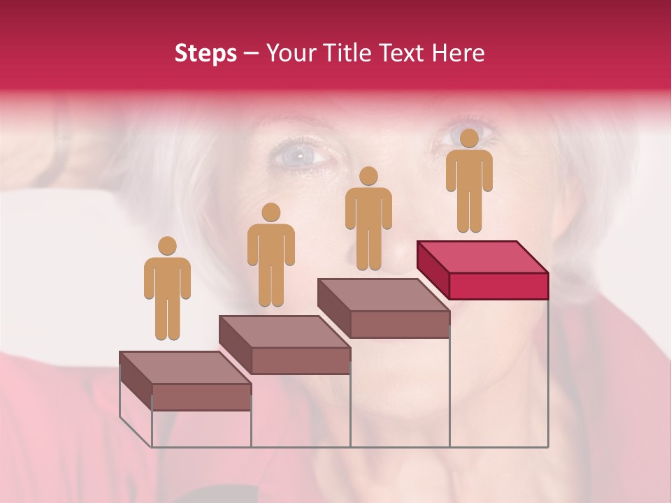 Person White Amiable PowerPoint Template
