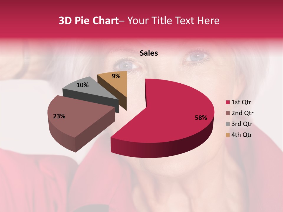 Person White Amiable PowerPoint Template