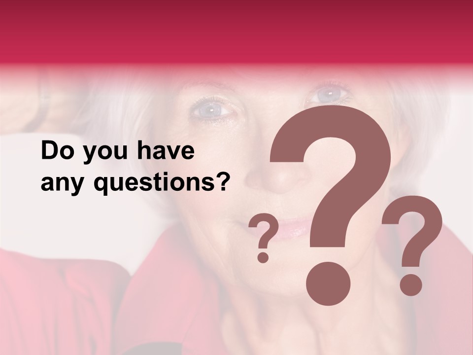 Person White Amiable PowerPoint Template