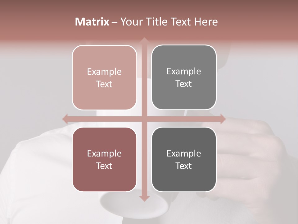 Looking Mug Elegance PowerPoint Template