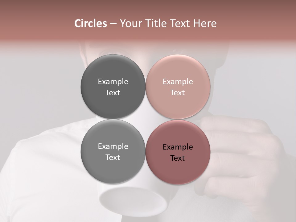 Looking Mug Elegance PowerPoint Template