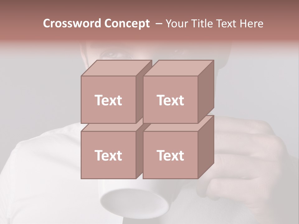 Looking Mug Elegance PowerPoint Template