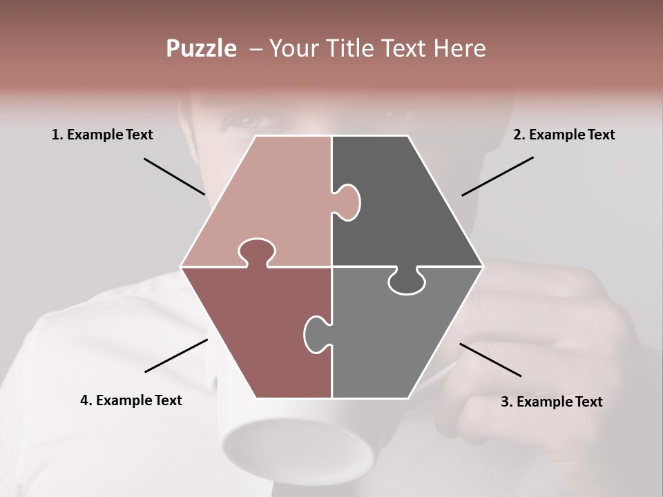 Looking Mug Elegance PowerPoint Template