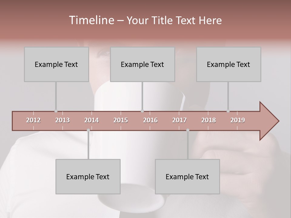 Looking Mug Elegance PowerPoint Template