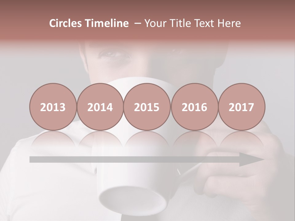 Looking Mug Elegance PowerPoint Template