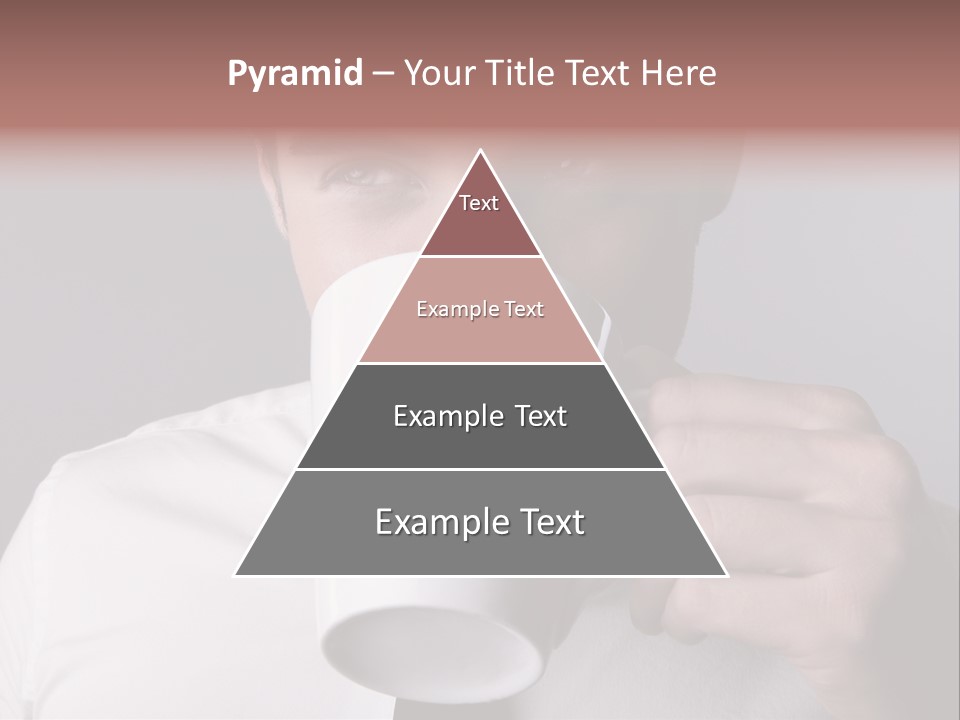 Looking Mug Elegance PowerPoint Template