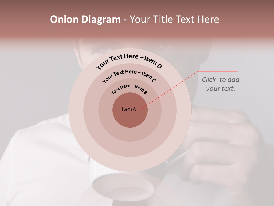 Looking Mug Elegance PowerPoint Template