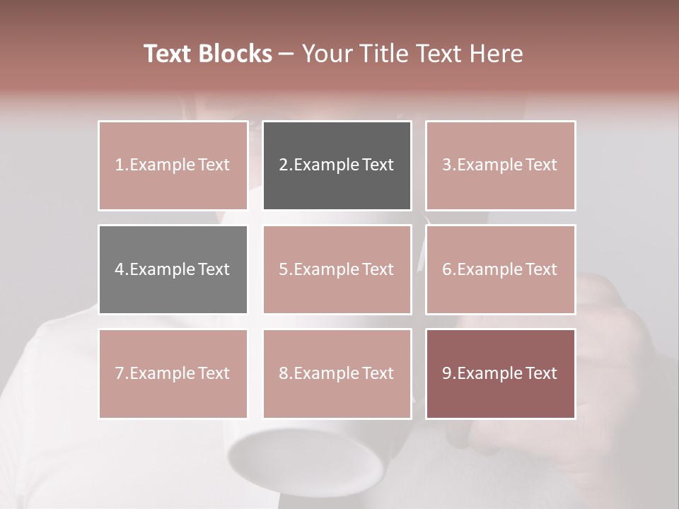 Looking Mug Elegance PowerPoint Template