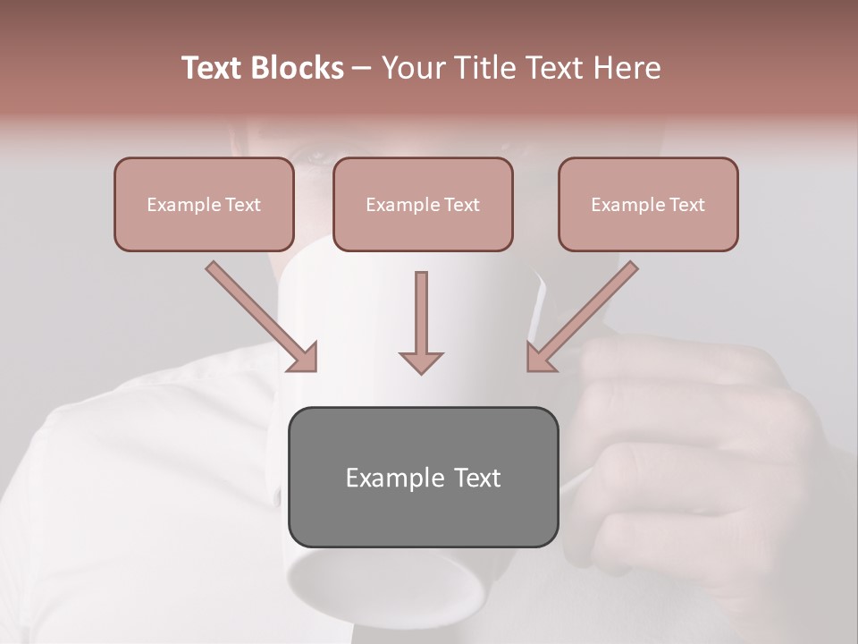 Looking Mug Elegance PowerPoint Template