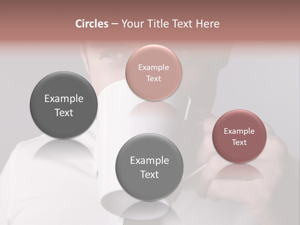 Looking Mug Elegance PowerPoint Template