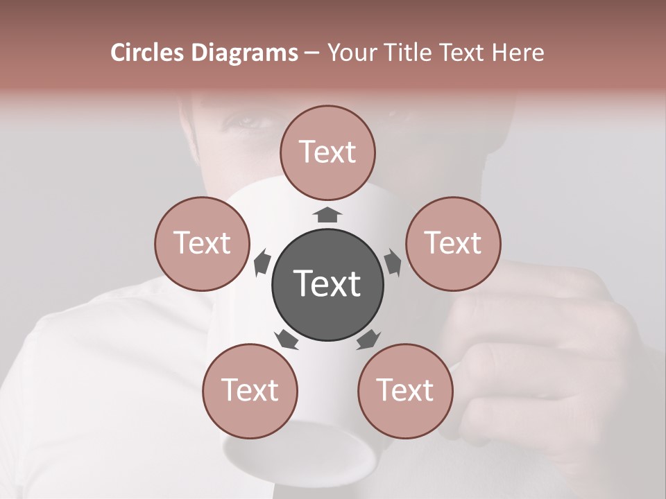 Looking Mug Elegance PowerPoint Template