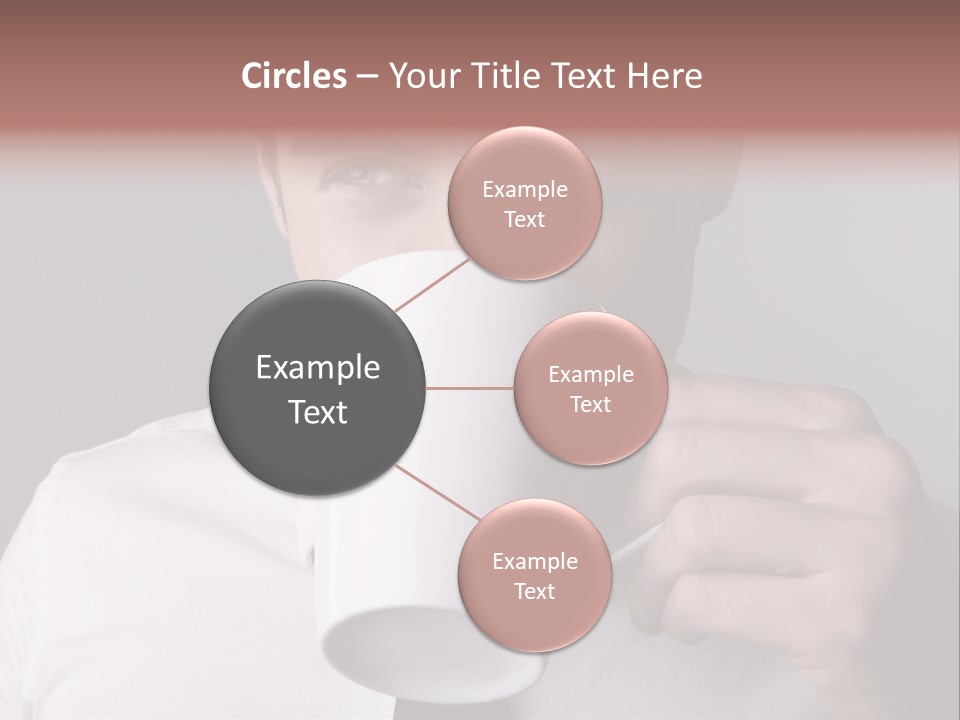 Looking Mug Elegance PowerPoint Template