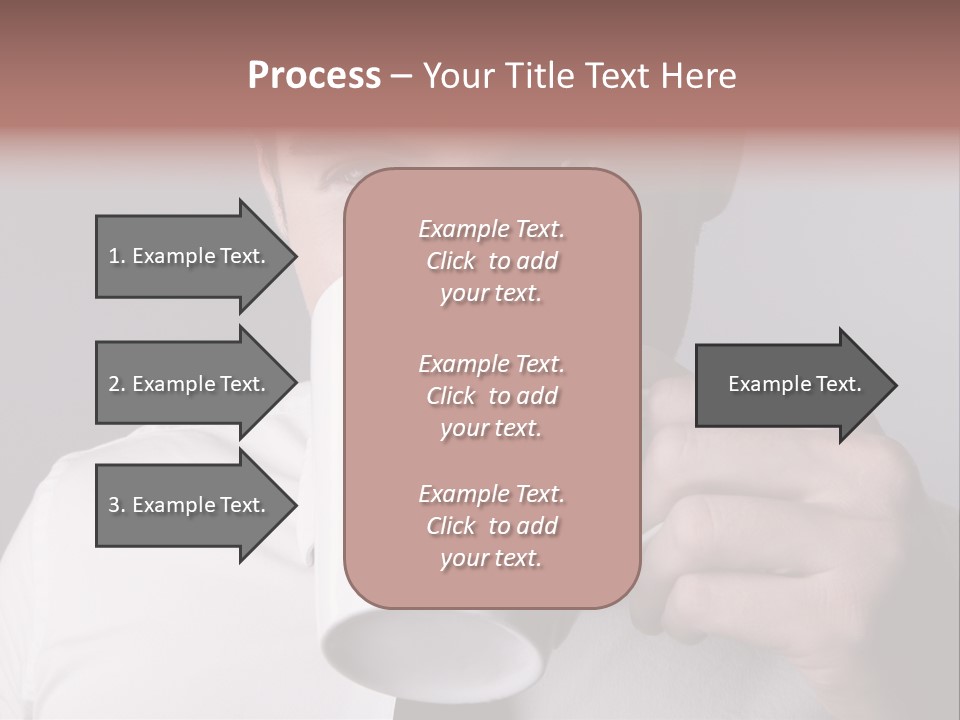 Looking Mug Elegance PowerPoint Template